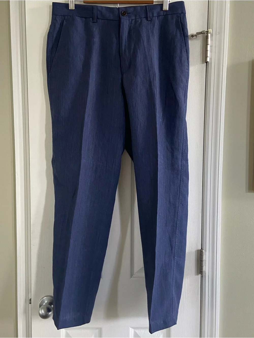 Orvis 100% Linen Men’s Pants Navy Size 34x31